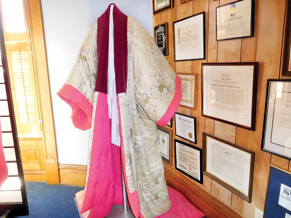 A silk kimono that belonged to Katherine Dunham. - COURTESY KATHERINE DUNHAM CENTERS FOR ARTS AND HUMANITIES