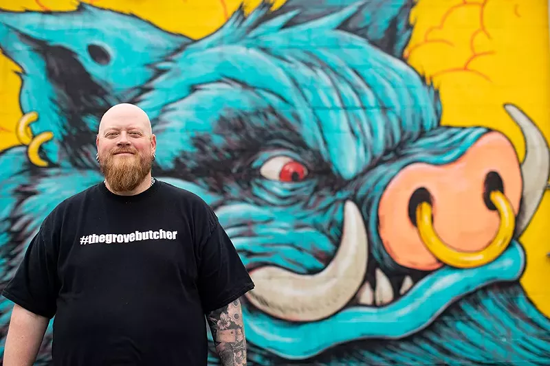 Owner and pit master David Sandusky. - MABEL SUEN