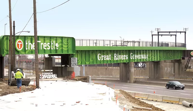 Great Rivers Greenway now has more than 120 miles of paths, including Gravois Greenway. - PAUL SABLEMAN/FLICKR
