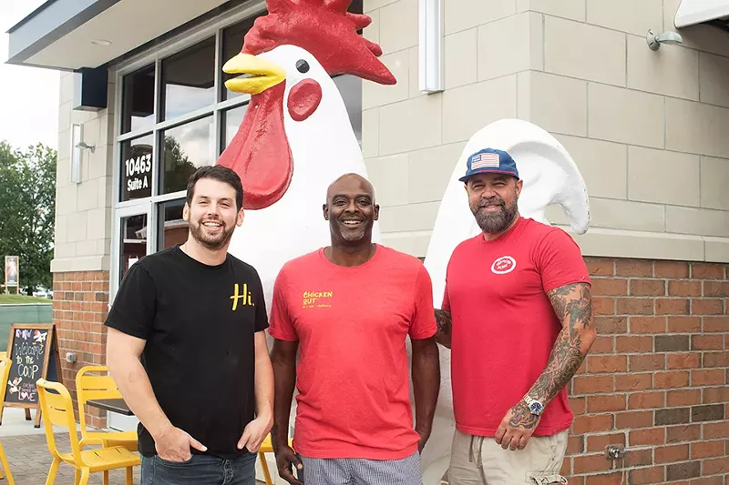 Partner Ben Hillman, chef and general manager LaRon Richards and partner Mike Johnson. - MABEL SUEN