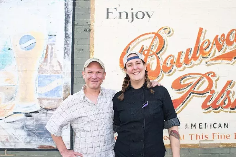 Co-owner Matt Wamser and chef Alexa Camp. - MABEL SUEN