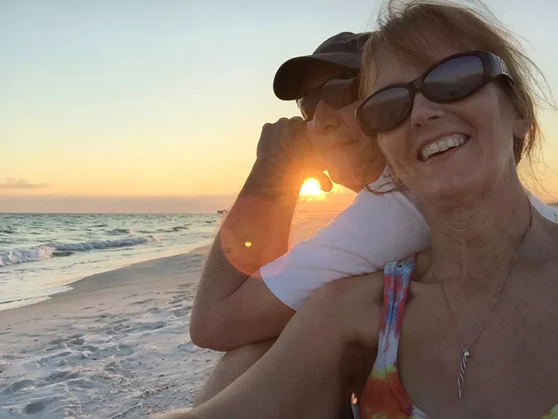 Trisha Barnes and her husband Bruce have been traveling the country in a camper since 2010. - COURTESY OF TRISHA BARNES
