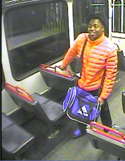 St. Louis police are trying to identify this 'person of interest' as part of MetroLink shooting investigation. - IMAGE VIA SLMPD