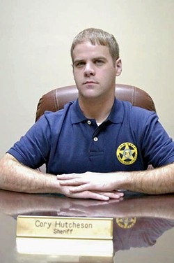 Sheriff Cory Hutcheson is facing 18 criminal charges and two federal lawsuits. - IMAGE VIA MISSISSIPPI COUNTY