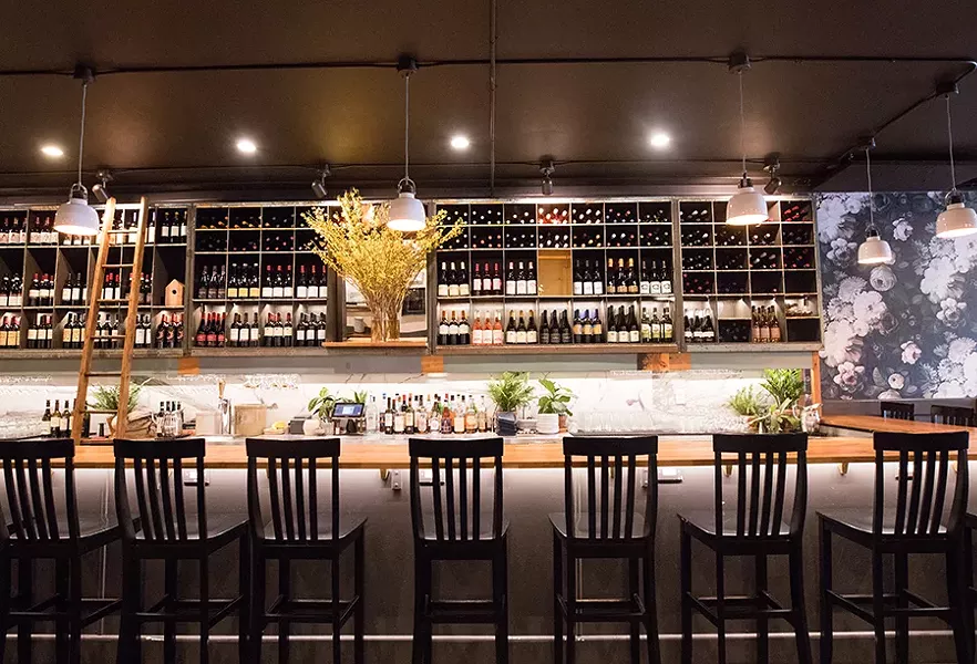 Seats at the bar are reserved for walk-in diners. - MABEL SUEN