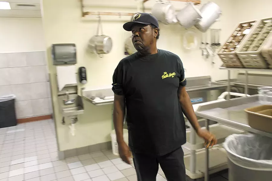 "He's a good guy, works hard," says chef Paul Reynolds of Marzette. - ERIC BERGER