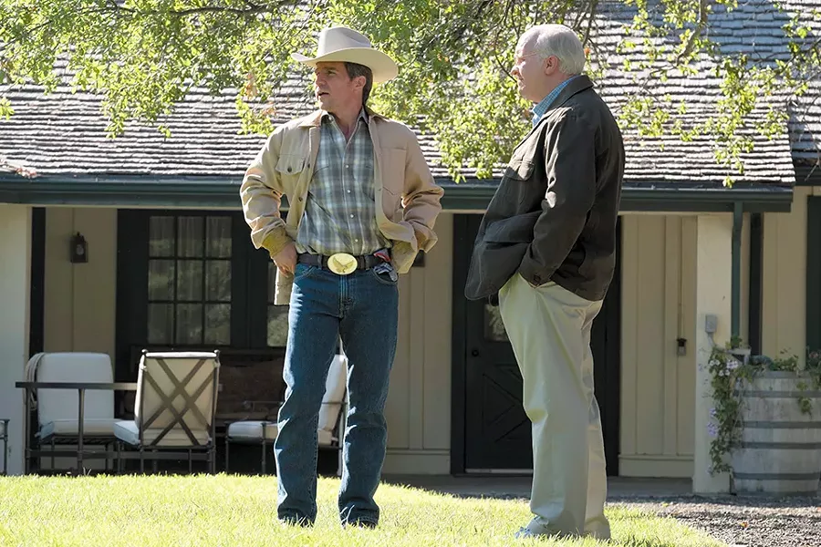 Sam Rockwell and Christian Bale as W. and Dick in Vice. - MATT KENNEDY/ANNAPURNA PICTURES 2018 ©