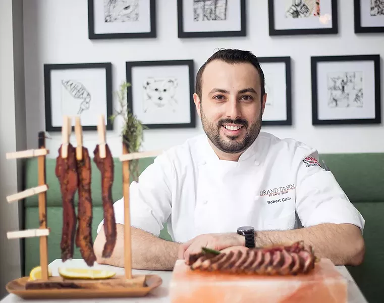 Executive chef Robert Cantu runs the kitchen on behalf of New York City chef David Burke. - MABEL SUEN