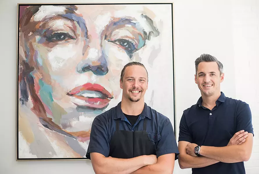 Executive chef Tim Adams, with operating partner Ryan French, are bringing something new to Italian in St. Louis. - MABEL SUEN