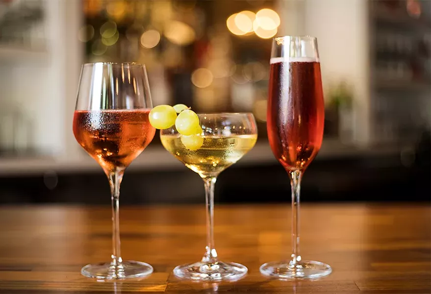 The restaurant helps make every day extraordinary with a selection of sparkling wines and Champagne. - MABEL SUEN