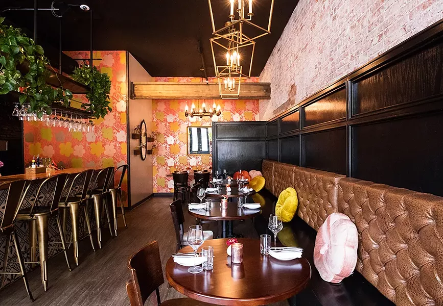The dining area still bears some of the touches of its past life as L’Acadiane. - MABEL SUEN