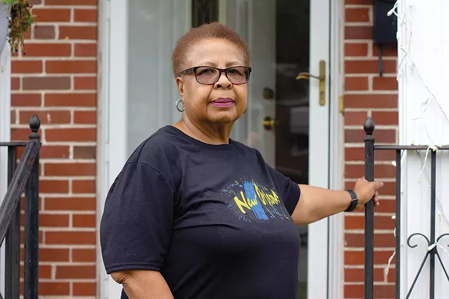 Longtime University City resident Letha Baptiste says Novus isn’t paying homeowners in the path of the project enough for her to leave her house. “I’m not for it at all.” - DANNY WICENTOWSKI