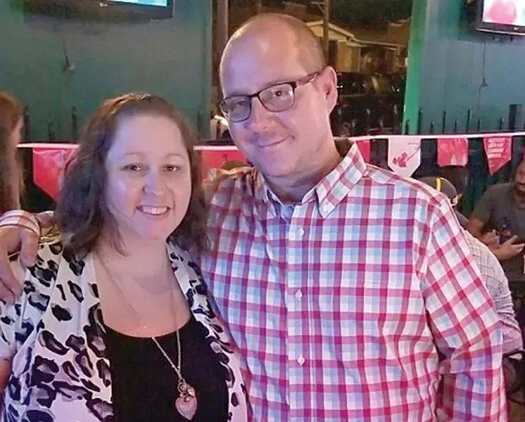 Half siblings Laura Sorensen and Adam Smith first met after their mother died. - COURTESY OF ADAM SMITH