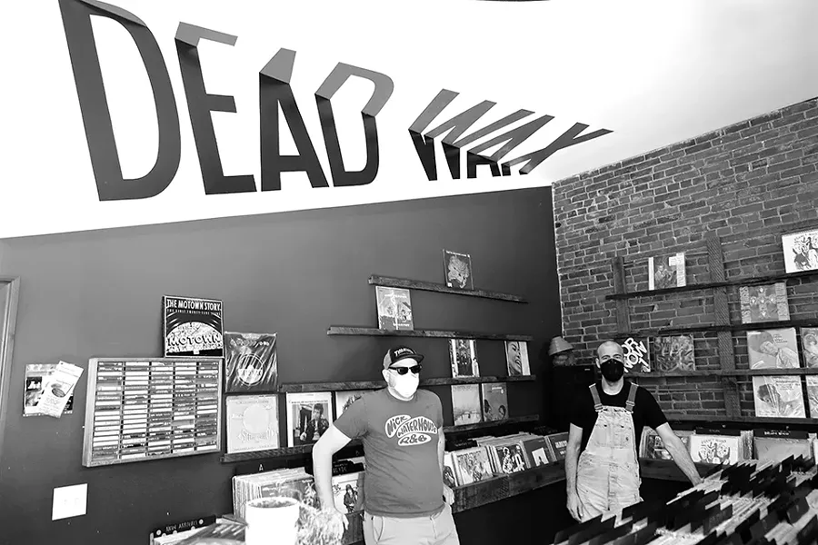 Dead Wax’s Jake Kamp and Jeremy Miller. - NATE BURRELL
