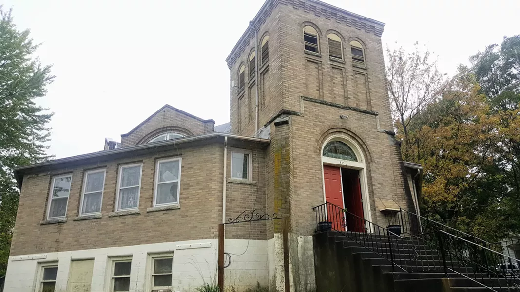 Father Ryan moved into what had once been the Methodist church in Armstrong. - PHOTO BY DANNY WICENTOWSKI