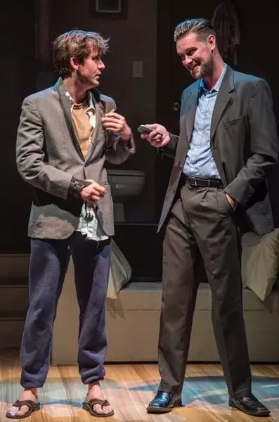 Matt (Spencer Sickmann) meets Connor (Ryan Scott Foizey) at a party. - PATRICK HUBER