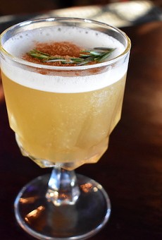 Cocktails are made with the freshest ingredients, including housemade syrups.