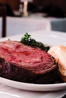 Prime rib has been a signature of Kreis' restaurant since the 1960s.