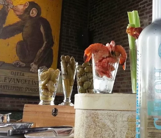Vin de Set's bloody mary bar is legendary. - WENDY HAMILTON