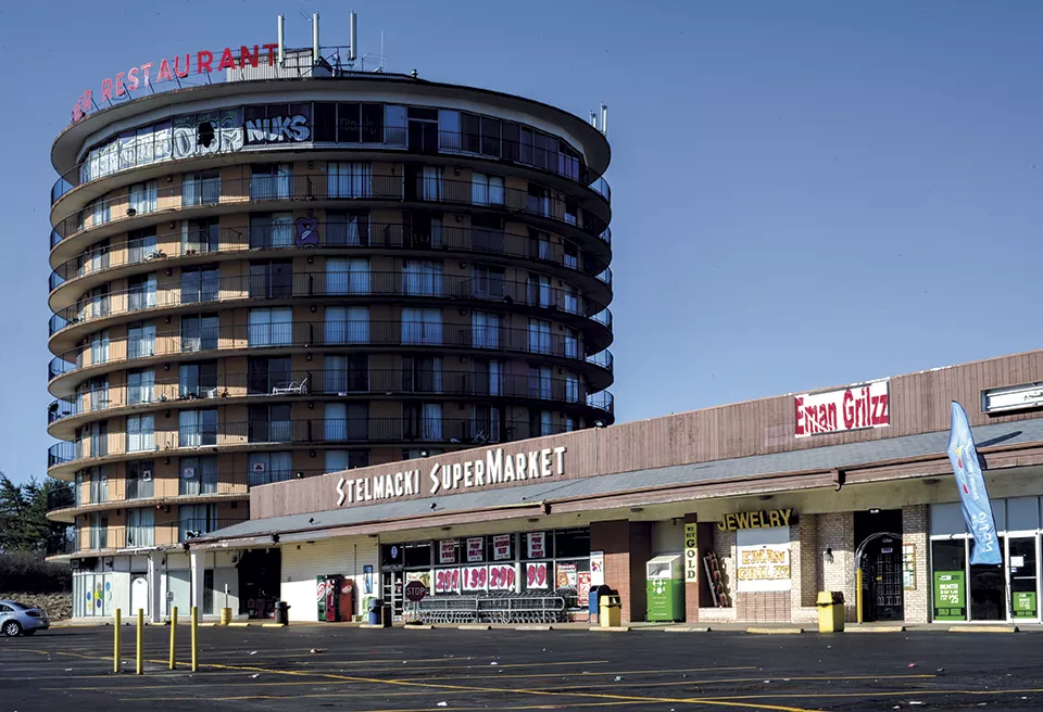 "Come in here on a Friday afternoon or a Saturday morning, and our whole parking lot's full," says Tom Stelmacki, whose business is based in the Tower's adjacent plaza. - KELLY GLUECK