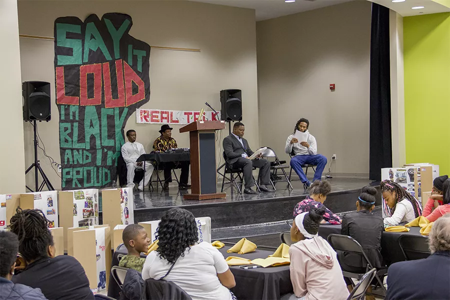 At Real Talk's tenth anniversary banquet, program participants and alumni gathered to recognize the non-profit's accomplishments. - DANNY WICENTOWSKI