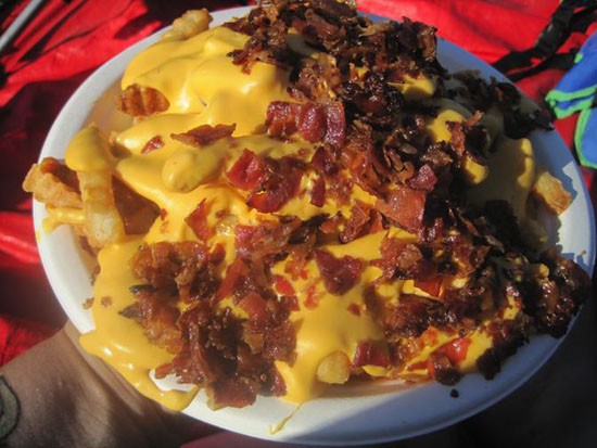 Buck's Good Eats bacon cheese fries - ROBIN WHEELER