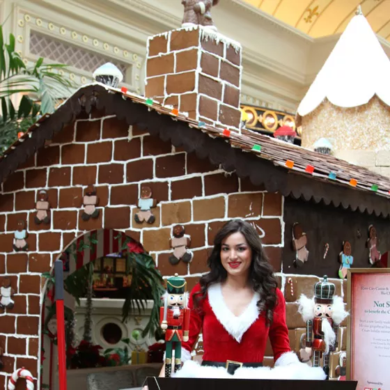 Have Lunch Inside A Life Size Gingerbread House This Holiday Season Food Blog