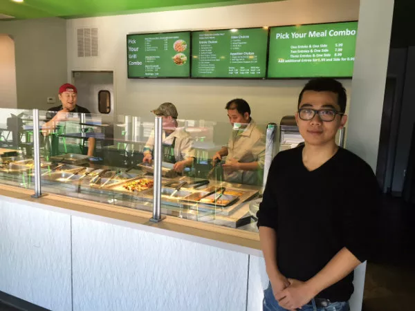 Joy Luck Chinese Express Opens Today In The Delmar Loop Food Blog Ivan Wei At His New Restaurant Open As Of January 14 In The Delmar Loop
