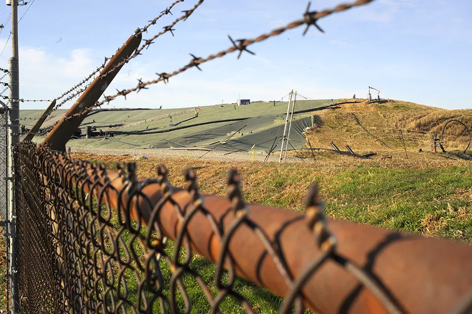 Beneath the West Lake Landfill is a cache of radioactive waste. - KELLY GLUECK