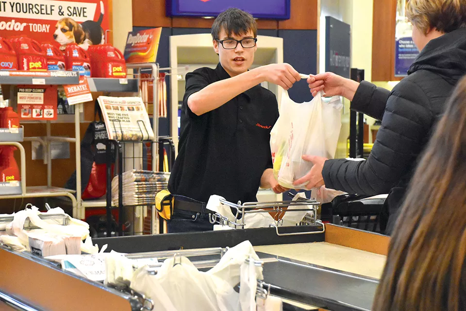 Schnucks in Brentwood is Austin's social hub. - DOYLE MURPHY