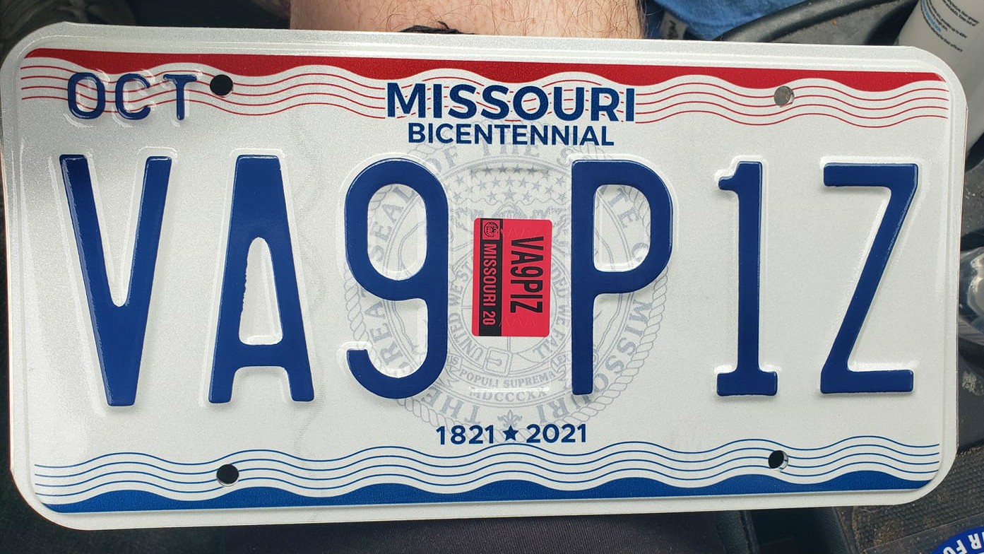Vag Plz Is Now A Missouri License Plate Thank You Dmv Arts Blog