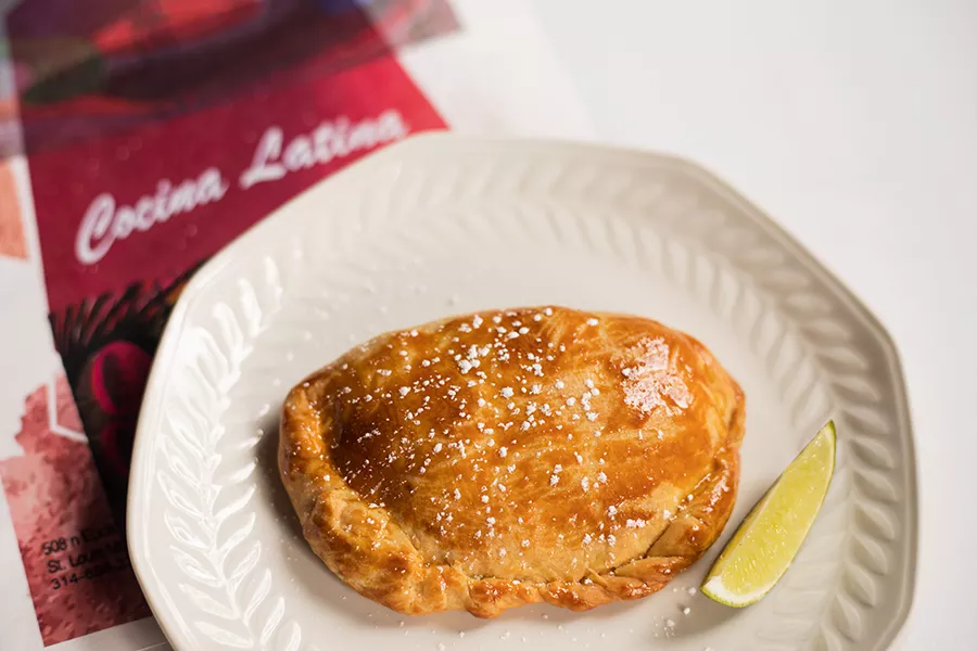 The “Empanada Peruana” is filled with beef. - MABEL SUEN