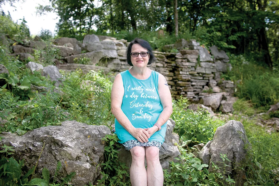 Sandy Little often crashed in the spare bedroom of her stepsister, Barb Studt, while navigating a chaotic home life in south St. Louis. - JEN WEST