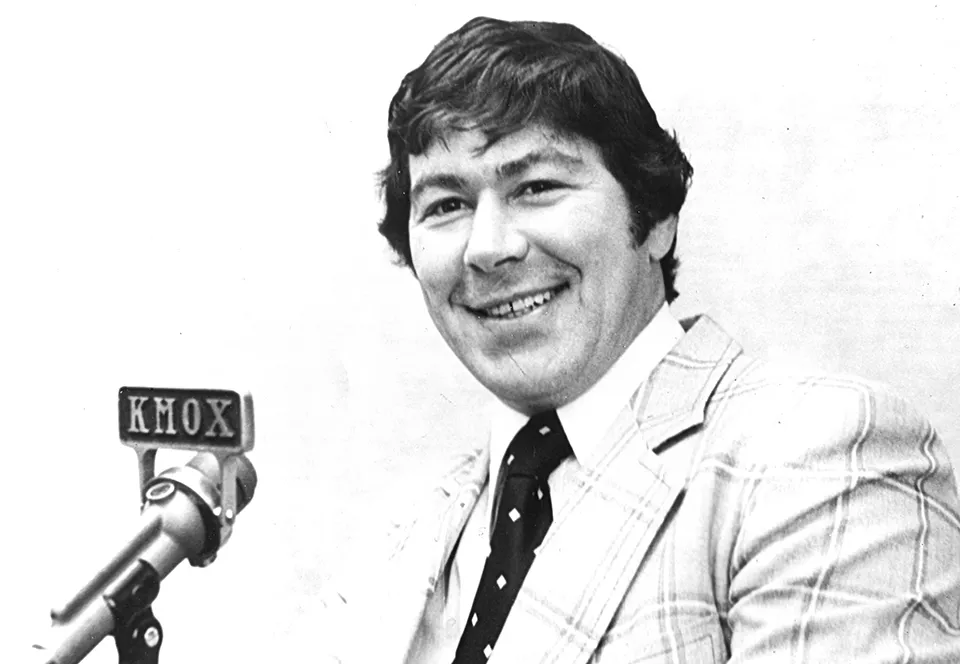 Noel Picard was great on the ice and even better on the mic. - COURTESY OF THE ST. LOUIS BLUES