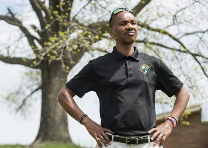 Geoffrey Soyiantet is the founder of Vitendo4Africa. - TRENTON ALMGREN-DAVIS