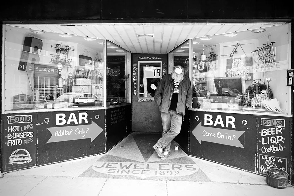 Rob Engelhardt at B-Side. - NATE BURRELL