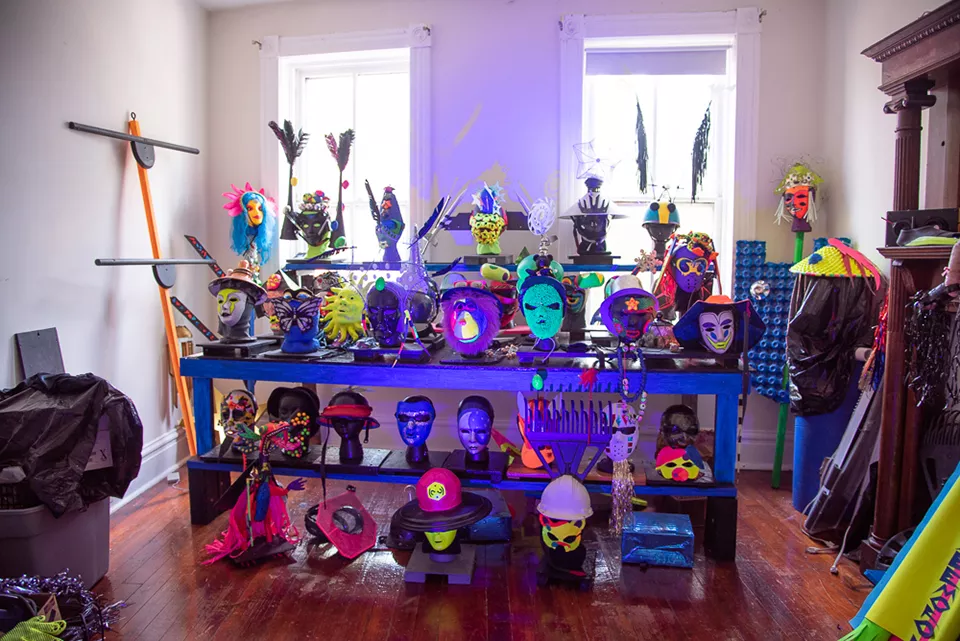 The couple's Benton Park is filled with their projects. - ERIN MCAFEE