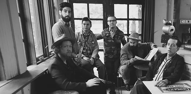 LaFarge and his band. - PHOTO BY NATE BURRELL