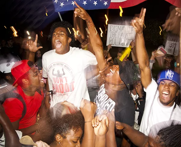 The Ferguson protests were, in part, a product of the hand-held revolution. - COURTESY OF MAGNOLIA PICTURES