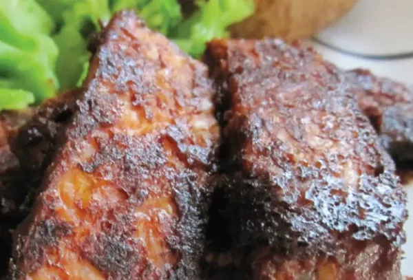6 Vegetarian Dishes At St Louis Barbecue Restaurants Food Blog No These Aren T Ribs Smoked Tempeh At Capitalist Pig Courtesy Of