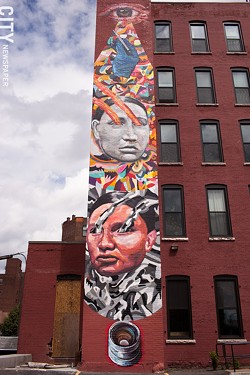 2013 collaborative mural by Ever and Gaia at 214 Andrews Street. - FILE PHOTO