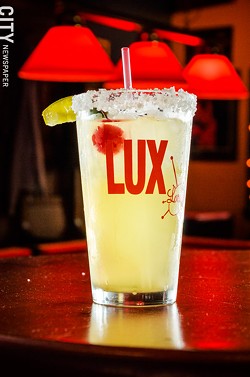 Also worth a sip: the margarita at Lux Lounge on South Avenue. - PHOTO BY MARK CHAMBERLIN