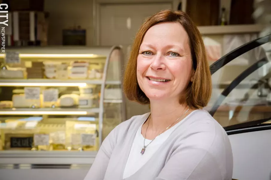 Ann Duckett, owner of the South Wedge's The Little Bleu Cheese Shop. - PHOTO BY MARK CHAMBERLIN