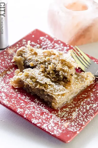 Baklava from Mamma Lucia. - PHOTO BY MARK CHAMBERLIN