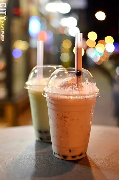 Boba smoothies from Whatta-Bahn Mi. - PHOTO BY MATT DETURCK