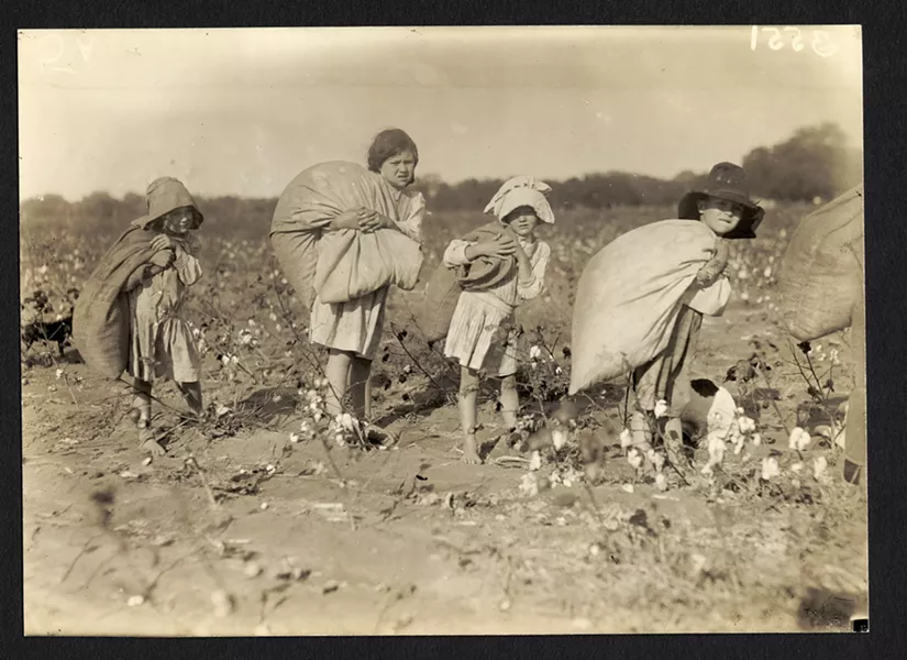 "Child Labor" by Lewis W. Hine. Ca. 1913. Currently on display at George Eastman House - PHOTO COURTESY GEORGE EASTMAN HOUSE