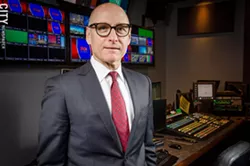 Chuck Samuels, general manager for WHAM Channel 13, says the station will move its morning and 10 p.m. newscasts to WUHF Channel 31. - PHOTO BY MARK CHAMBERLIN