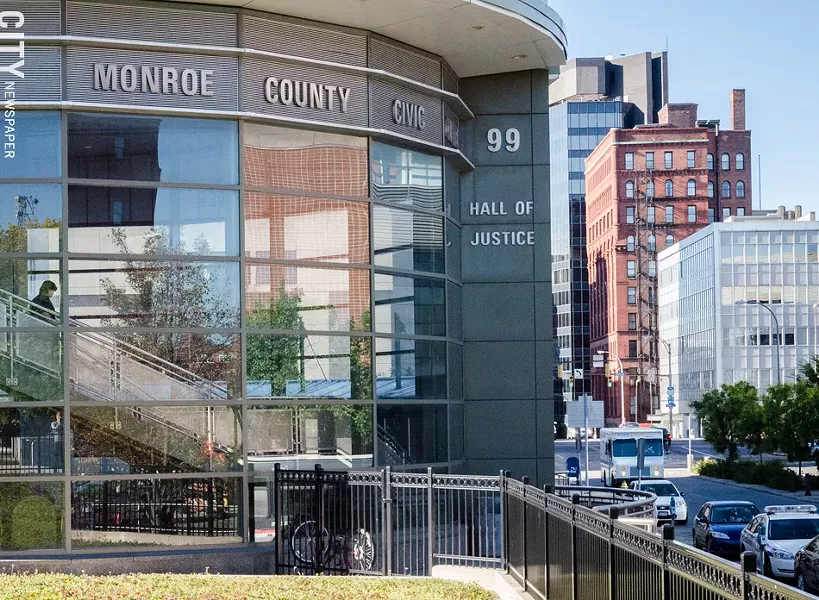 City and county criminal courts are located in the Hall of Justice. - PHOTO BY MARK CHAMBERLIN