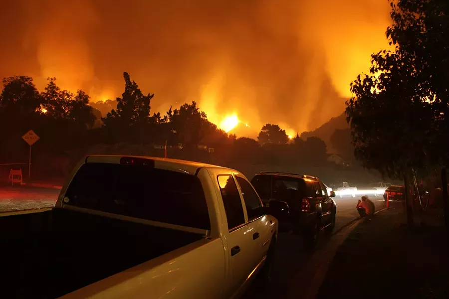 Climate change is prolonging wildfire season in Western states, including California (pictured). - FILE PHOTO