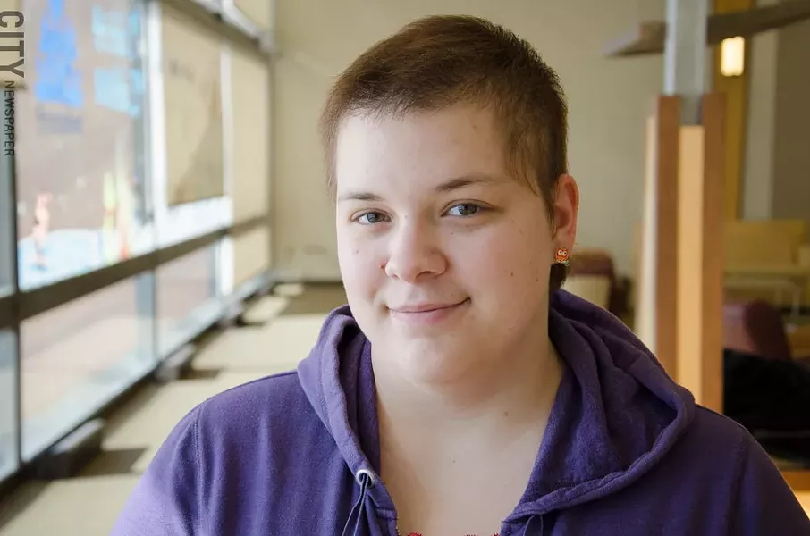 Deb Schleede is a recent graduate with nearly $80,000 in student loans. - PHOTO BY MARK CHAMBERLIN